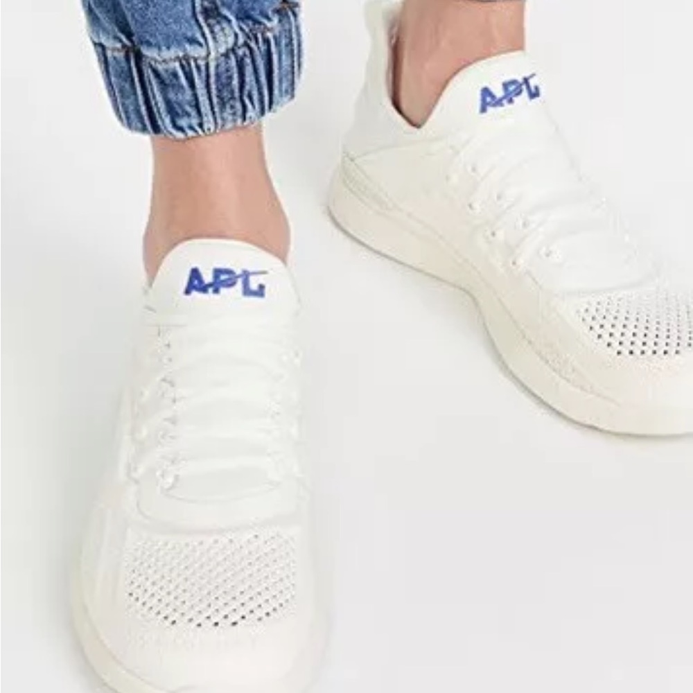 Apl Techloom Tracer Sneaker In Pristine & Cobalt … - image 4